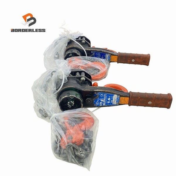 ☆中古品2個セット☆ ELEPHANT エレファント YA型 強力レバーホイスト YA-160 荷重1.6ton 揚程1.5m レバーブロック 象印130029 - 1