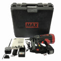 ☆中古品☆MAX マックス ガスネイラ GS-738C2 バッテリ2個(6V1.5Ah) 充電器 ケース付 充電式 ガス式鋲打ち機 ガスピンネイラ129636 - 3