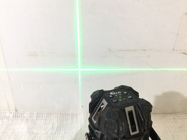 ☆中古品☆LTCテクノ販売 プラチナムグリン電子レーザー LTC-RZ9X 受光機 バッテリ2個 ケース付 グリーンレーザー墨出し器114741 - 8