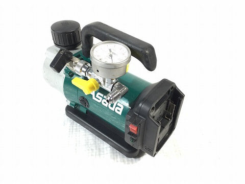 ☆中古品☆ASADA アサダ 18V 充電式真空ポンプ 1.5CFM-B 本体のみ コードレス マキタバッテリー対応121145 - 0