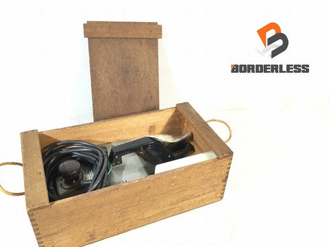 ☆中古品☆makita マキタ 100V 電気カンナ 1805N 木箱付 コード式 電気かんな 電動カンナ 電動かんな 木材加工 切削 大工道具118448 - 0