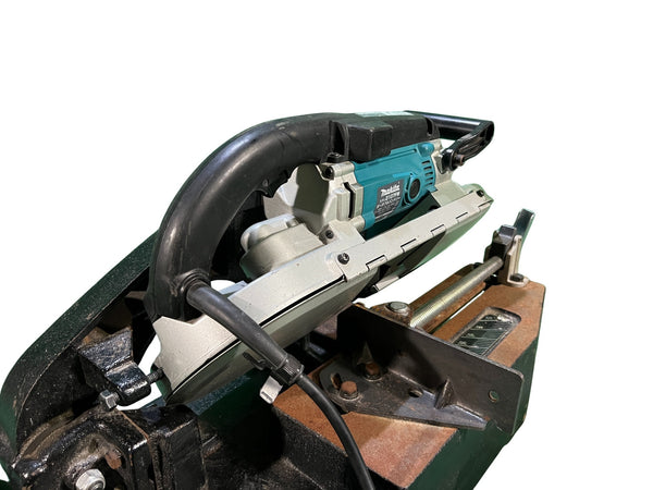 ☆中古品☆makita マキタ 100V ポータブルバンドソー 2107FW スタンド付 コード式 帯鋸切断機 鉄工用 パイプ切断機131491 - 5