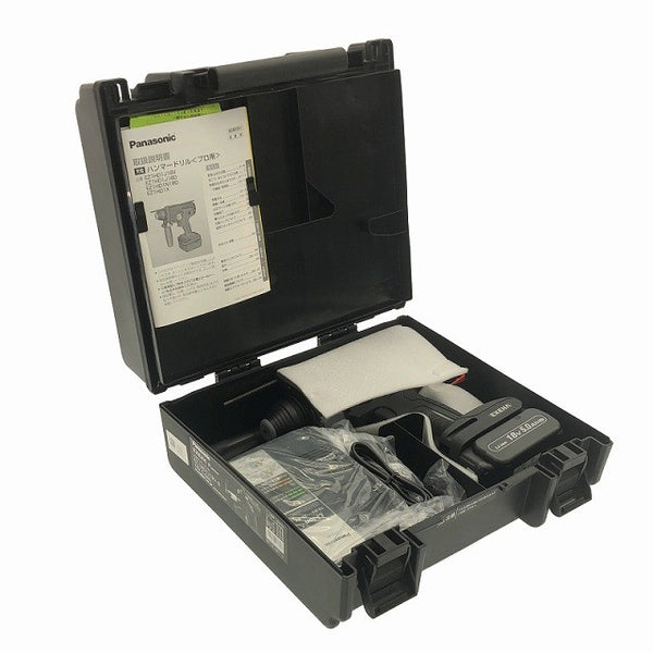 ☆未使用品☆Panasonic パナソニック 18V 充電ハンマードリル EZ1HD1J18V-B バッテリー2個+充電器 集じん付123661 - 2