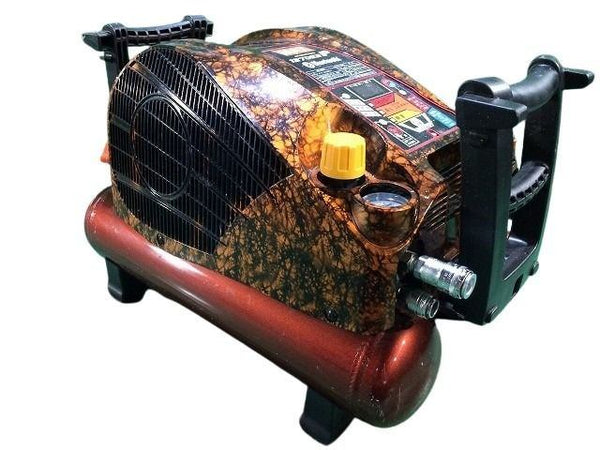 ☆美品☆MAX マックス 常圧/一般圧 2口 エアコンプレッサー AK-L1270E2P エアツール 大工道具 エア工具 塗装対応116701 - 3