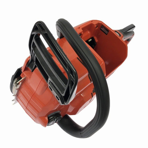 ☆極美品☆makita マキタ 40Vmax 充電式チェンソー MUC027GZR 赤 ガイドバー350mm 刃+チェーンカバー付き 切断機135001 - 0
