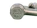 ☆中古美品4個セット☆KANSAI 関西工業 シャックル S1 WLL8t ピン付 荷重8ton/8.0ton ストレートタイプ シャコ 吊り具 玉掛け134845 - 8