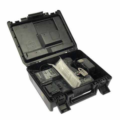 ☆中古品☆ HITACHI 日立工機 18V コードレスインパクトドライバー WH18DDL2 バッテリ2個(14.4V 6.0Ah)充電器+ケース 充電式122763 - 0