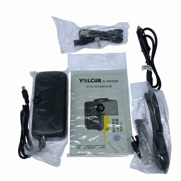 ☆未使用品☆VOLCUR ボルカー ポータブル電源 G-PD500 小型 モバイルバッテリー アウトドア キャンプ 防災134173 - 10