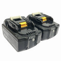 ☆中古品2点セット☆makita マキタ 18V 6.0Ah 純正リチウムイオンバッテリー BL1860B×2 急速 残量表示 LITHIUM-ION 雪マーク131960 - 5