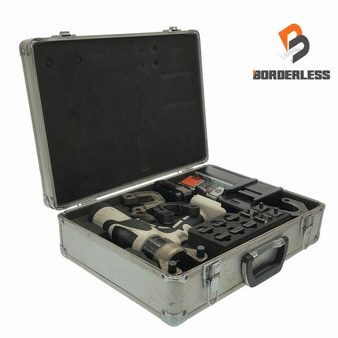 ☆中古品☆IZUMI イズミ 泉精器 14.4V 充電油圧式多機能工具 REC-Li250M バッテリー1個(14.4V 3.0Ah) 充電器 コマ付 116148 - 0