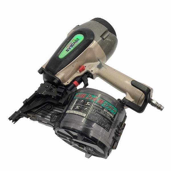 ☆中古品☆ HITACHI 日立工機 65mm 常圧 ロール釘打機 NV65AJ ロール釘打ち機 エア釘打ち機 エア釘打機 コイルネイラ120076 - 4