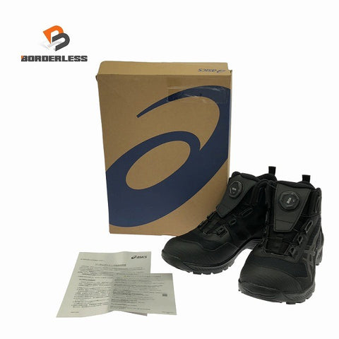 ☆未使用品☆asics アシックス ウィンジョブ CP604G-TX BOA 1273A084-001 26.5cm ブラック×ガンメタル 安全靴 作業靴 防水性134854