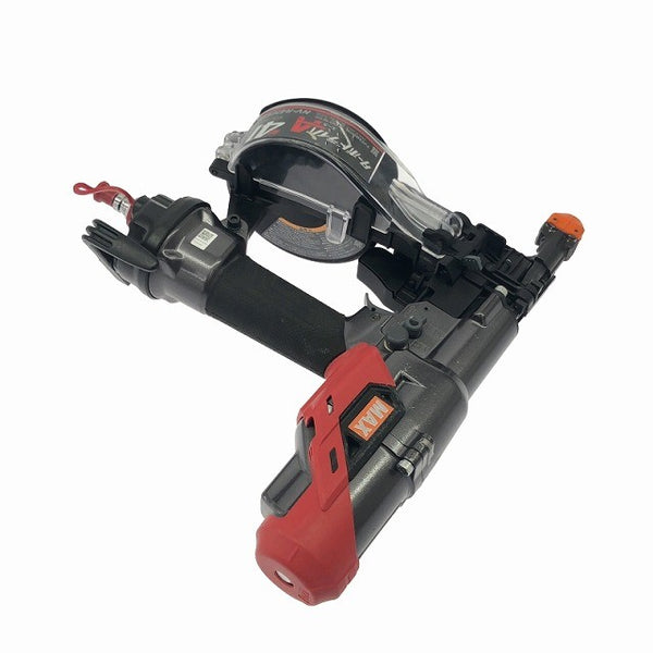 ☆美品☆MAX マックス ねじ打機 ターボドライバ HV-R41G6 (D) -G 4モード搭載 エアダスタ機構 ケース付き ビス打ち機 グレー117175 - 6