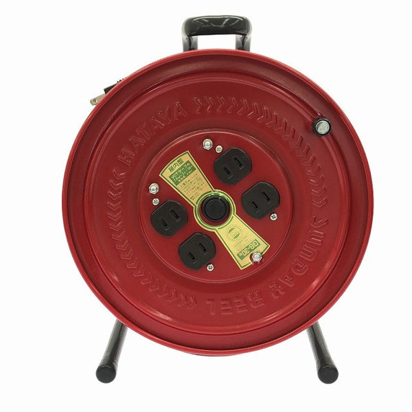 ☆極美品☆HATAYA ハタヤ 100V 30m サンデーリール GS-30 防じんシャッター付 屋内用 コードリール 電工ドラム 延長コード129999 - 6