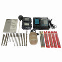 ☆中古品☆makita マキタ 18V 充電式ハンマドリル HR244DRGX 青 バッテリ2個(6.0Ah) 充電器 ケース付 コードレス ハンマードリル130990 - 10