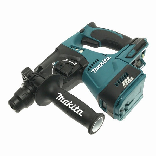 ☆未使用品☆makita マキタ 18V 24mm 充電式ハンマドリル HR244DRGX 青 バッテリ2個(6.0Ah) 充電器 ケース付 ハンマードリル137732 - 4