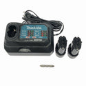 ☆中古品☆makita マキタ 7.2V 充電式ペンインパクトドライバー TD022D 黒 バッテリ2個(1.5Ah) 充電器 ケース付 コードレス131830 - 10