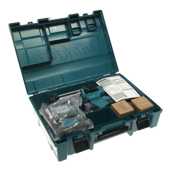 ☆未使用品☆makita マキタ 18V 18mm 充電式ハンマドリル HR183DRGXV 集じんシステム(DX16) バッテリー2個(6.0Ah)充電器 ケース付117500 - 3