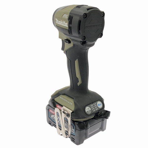 ☆未使用品☆ makita マキタ 40Vmax 充電式インパクトドライバ TD005GRDXO オリーブ バッテリー2個(2.5Ah)充電器+ケース133118 - 7