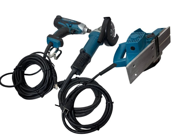 ☆中古品3点セット☆ makita マキタ 100mmディスクグラインダ 9533BL インパクトドライバ 6955SPK 82 mm 電動カンナ 1900BA133992 - 2