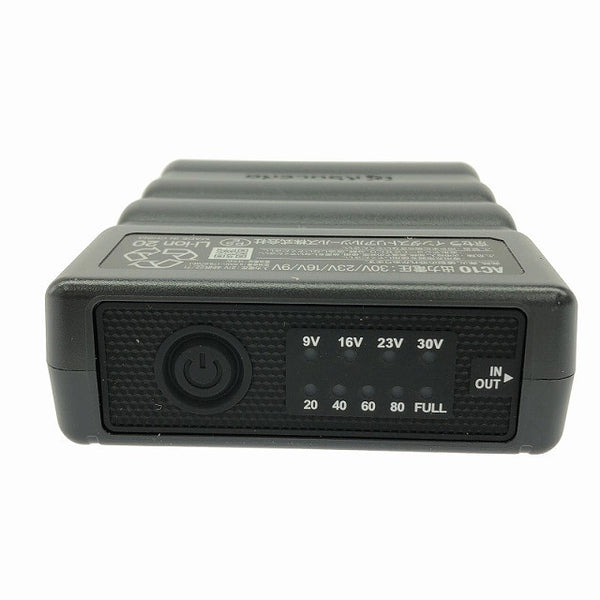 ☆未使用品☆BURTLE バートル 30V エアークラフト専用バッテリー AC10 黒/マットブラック 空調作業服用 2026年モデル 京セラ134852 - 9