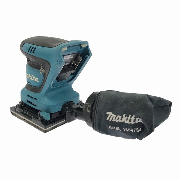 ☆中古品☆makita マキタ 18V 充電式防じんミニサンダー BO480D 本体＋ダストバッグ付 コードレス 小型 研磨機 防塵ミニサンダー - 5