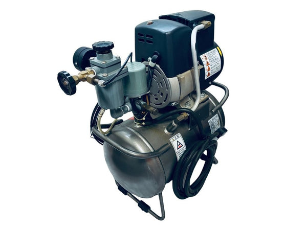 ☆中古品☆ HITACHI 日立 100V 常圧エアコンプレッサー スーパーオイルフリーベビコン 0.2LE-8SB  50/60Hz共用133607 - 5