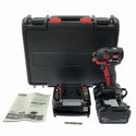 ☆未使用品☆MAX マックス 充電式ブラシレスインパクトドライバ PJ-ID153R-B2C/1850A バッテリ2個(18V5.0Ah) 充電器 レッド127627 - 3