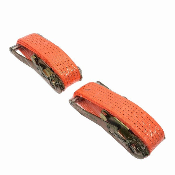 ☆未使用品2本セット☆2インチ アンダーリフト用 ラチェットタイダウン 荷物固定ベルト 固縛 ストラップ 搬送 レッカー車 トラック118160 - 3