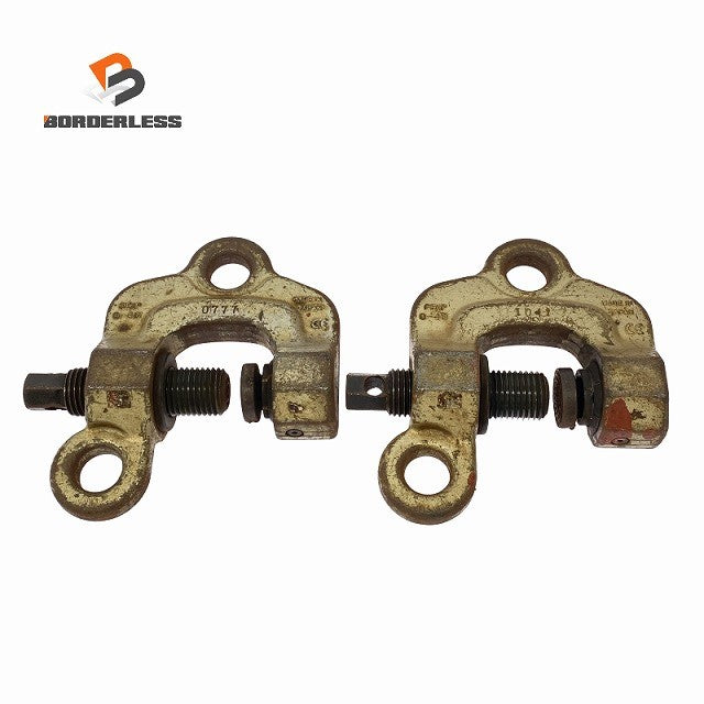☆中古品2点セット☆SUPER TOOL スーパーツール スクリューカムクランプ SWC1S 荷重1トン 鋼板 吊り上げ 吊り下げ131051 ☆中古品2点セット☆SUPER TOOL スーパーツール スクリューカム