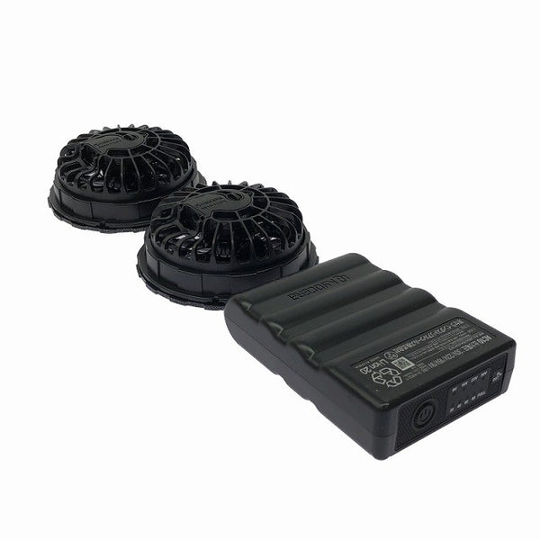 ☆未使用品セット☆BURTLE バートル 30V エアークラフト専用バッテリー AC10 マット黒 ファンユニット AC10-2 メタリックゴールド133327 - 3