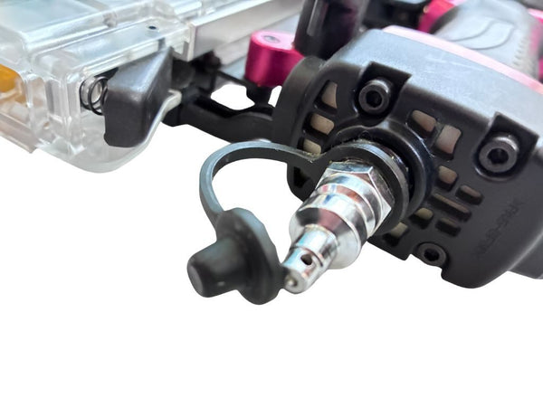☆比較的綺麗☆makita マキタ 55mm 高圧 仕上釘打機 AF551H 赤 ケース付 フィニッシュネイラ 仕上釘打ち機 仕上げ釘打機 エア工具135091 - 8