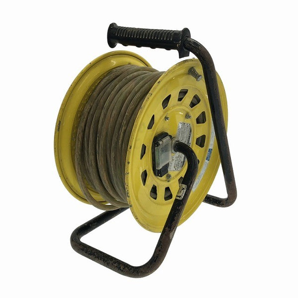 ☆中古品☆HATAYA ハタヤ 畑屋 サンタイガーリール TBG-301KGXD 100V 30m 漏電遮断器付 電工ドラム コードリール 延長コード 115129 - 4