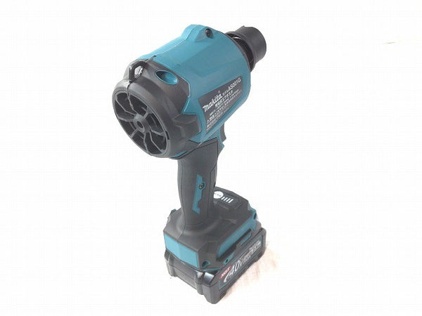 ☆未使用☆makita マキタ 40Vmax 充電式エアダスター AS001GRD 本体+バッテリ1個(18V6.0Ah)充電器+パーツ+ケース - 6