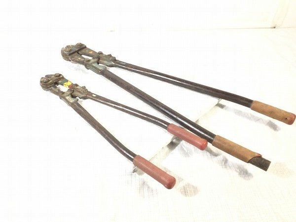 ☆中古品2点セット☆MCC ボルトクリッパー 600mm/900mm 手動式 番線カッター ボルトカッター 切断機 鉄線 手工具 ハンドツール132558 - 4
