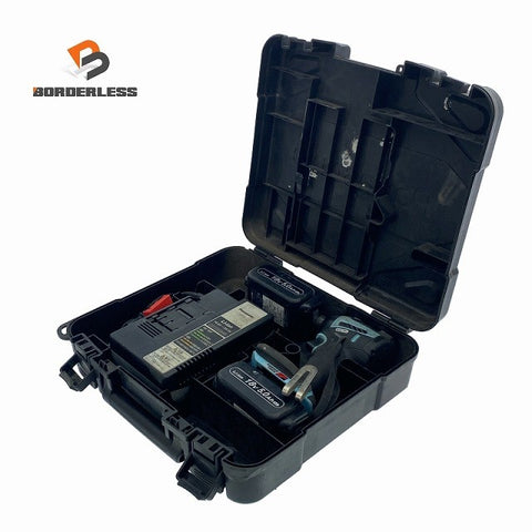 ☆中古品☆Panasonic パナソニック 14.4V/18V 充電インパクトドライバー EZ75A7 バッテリ2個(18V 5.0Ah)充電器 ケース付 コードレス119416