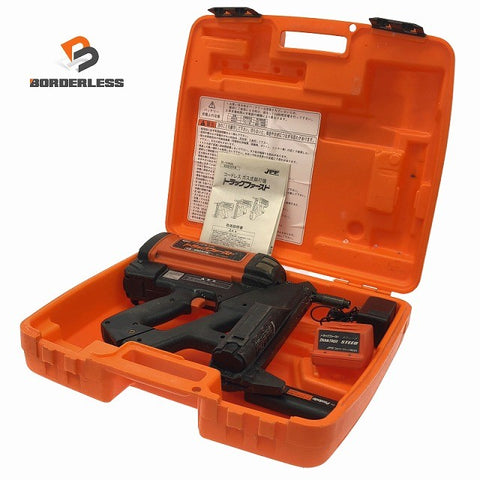 ☆中古品☆Ramset ラムセット 6V コードレス鋲打機 トラックファースト TF-1100JQ バッテリー2個 充電器 ケース付き135739