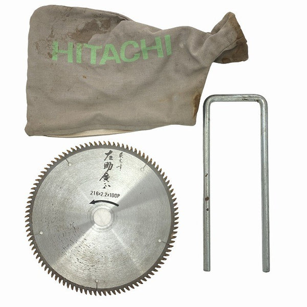 ☆中古品☆HITACHI 日立工機 100V 216mm 卓上丸のこ C8FC 卓上マルノコ 卓上丸ノコ 卓上切断機 木工用129908 - 10