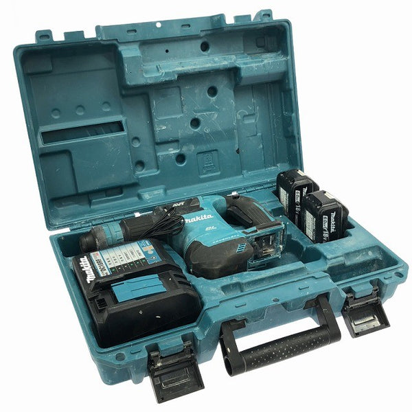 ☆中古品☆makita マキタ 18V 充電式ケレン HK180DRGX バッテリー2個(18V 6.0Ah)充電器 ケース付 コードレス 電動工具137160 - 2
