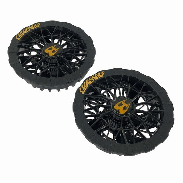 ☆中古品セット☆BURTLE バートル 24V エアークラフト用 リチウムイオンバッテリー AC09 赤/レッド ファン AC/充電ケーブル117978 - 5