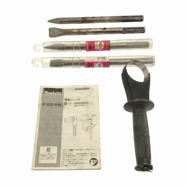☆中古品☆makita マキタ100V電動ハンマ HM0860C ハツリ 破砕 研削118657 - 10