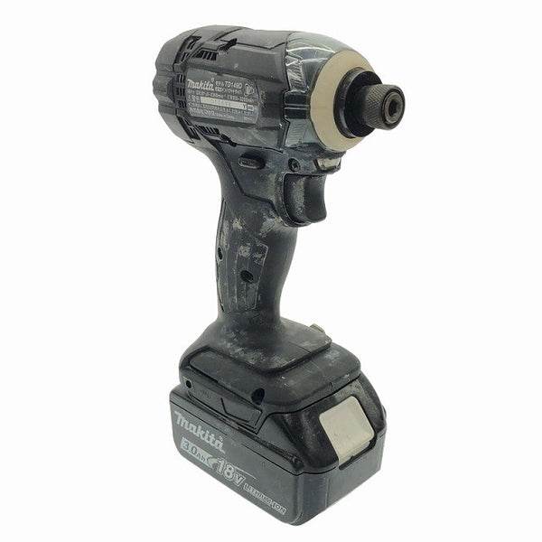 ☆中古品☆makita マキタ 18V 充電式インパクトドライバー TD149DRFXB 黒/ブラック バッテリ2個(3.0Ah) 充電器 ケース付120894 - 5