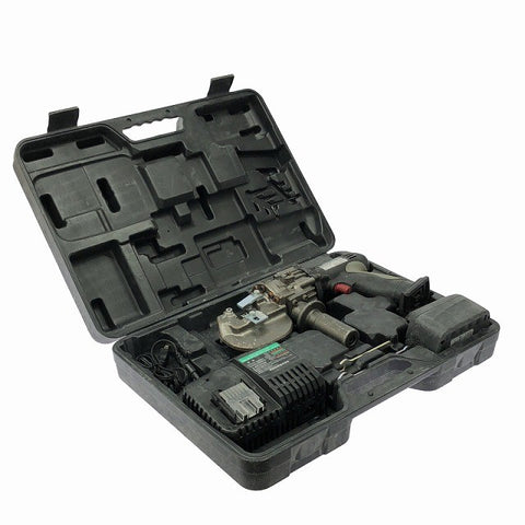 ☆中古品☆IKURATOOL 育良 18V コードレスパンチャーISK-MP15LT バッテリー1個(18V 3.0Ah) 充電器 ケース付128609 - 0