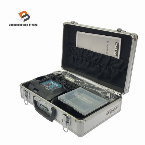 ☆中古品☆makita マキタ 7.2V 充電式ペンインパクトドライバ TD022DSHXB バッテリー2個(7.2V 1.5Ah) 充電器 ケース付124495