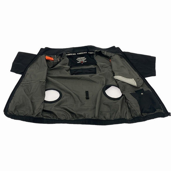 ☆比較的綺麗☆BURTLE バートル エアークラフト リチウムイオンバッテリー AC09 ファン AC370 充電器 空調作業服Mサイズ付き119276 - 10