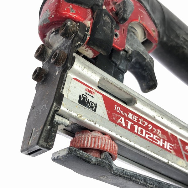 ☆中古品☆ makita マキタ 10mm 高圧エアタッカー AT1025HE 赤/レッド 本体のみ 長さ25mm エアータッカー - 6