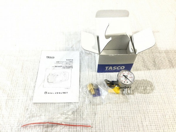 ☆未使用品 2点セット☆TASCO タスコ 省電力型ウルトラミニ充電式真空ポンプ TA150ZP-1 真空ポンプ用ミニ真空ゲージ STA142MK132679 - 10
