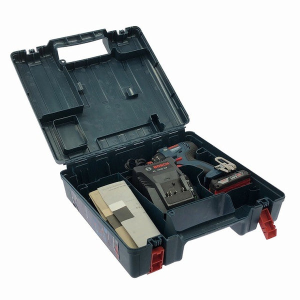 ☆中古美品☆BOSCH ボッシュ 18V コードレスインパクトドライバーレンチ GDX18V-180 バッテリー1個(2.0Ah)充電器+ケース112679 - 2