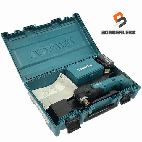 ☆中古品☆makita マキタ 18V 充電式マルチツール TM51D バッテリー1個(18V 6.0Ah) 刃付属 コードレス カットソー - 0