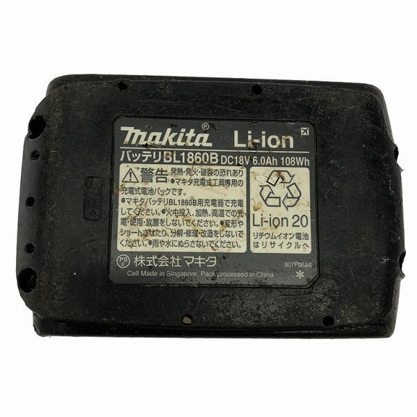 ☆中古品☆makita マキタ 18V 6.0Ah 純正 リチウムイオンバッテリー BL1860B 残量表示付 リチウムイオン電池 蓄電池 充電池136418 - 10